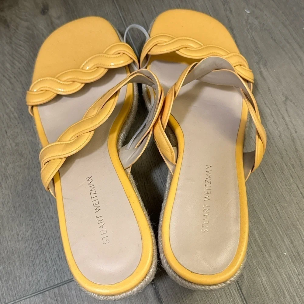 NEW! Stuart Weitzman Mango Twist Espadrille Wedge Sandal - Size 6 🚙 - Picture 5 of 10